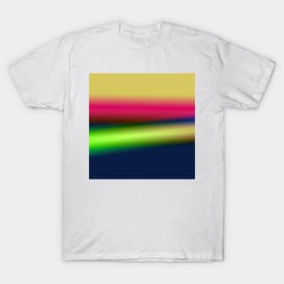 yellow blue green texture art T-Shirt